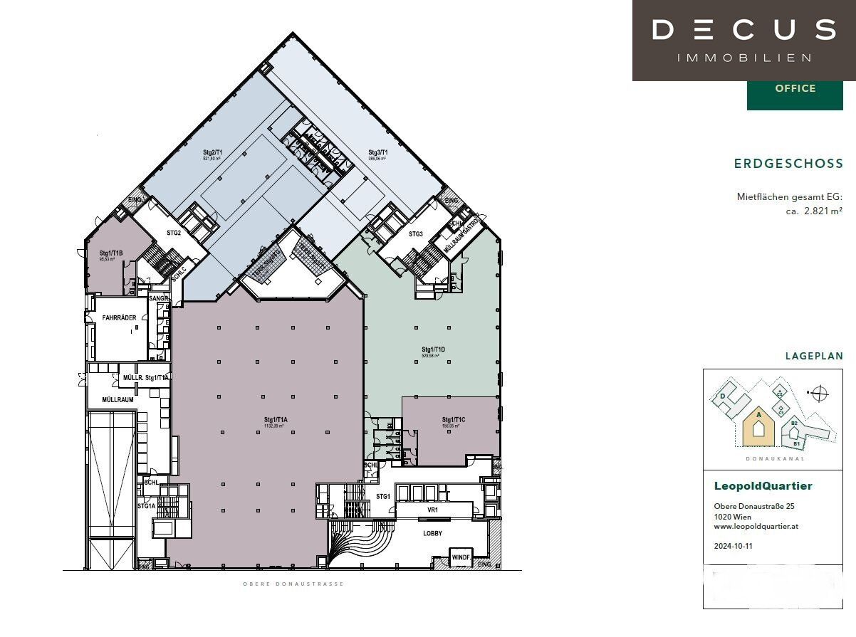 | LeopoldQuartier OFFICE | Holz-Hybrid-Bauweise - Ansicht 2