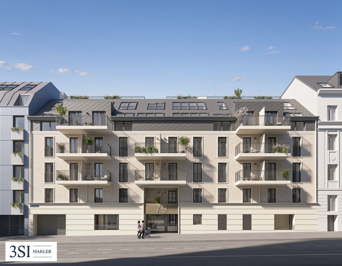 Dachgeschosswohnung mit großem Balkon - Erleben Sie das Gefühl von Freiheit!
