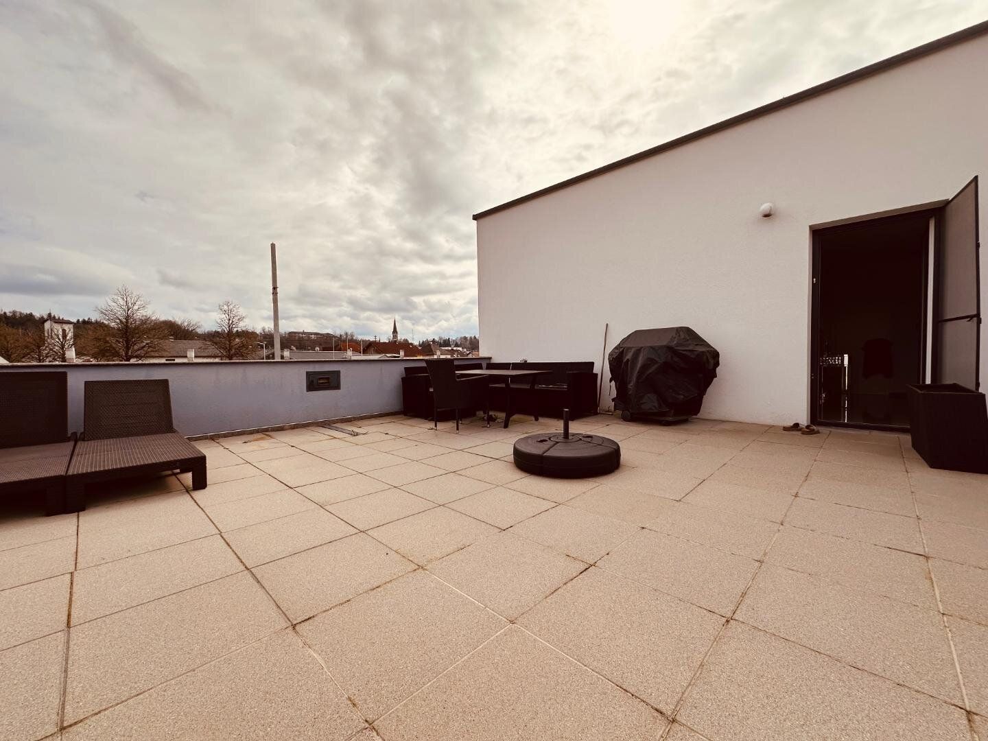 Attraktive Wohnung mit Garten und sonniger Dachterrasse