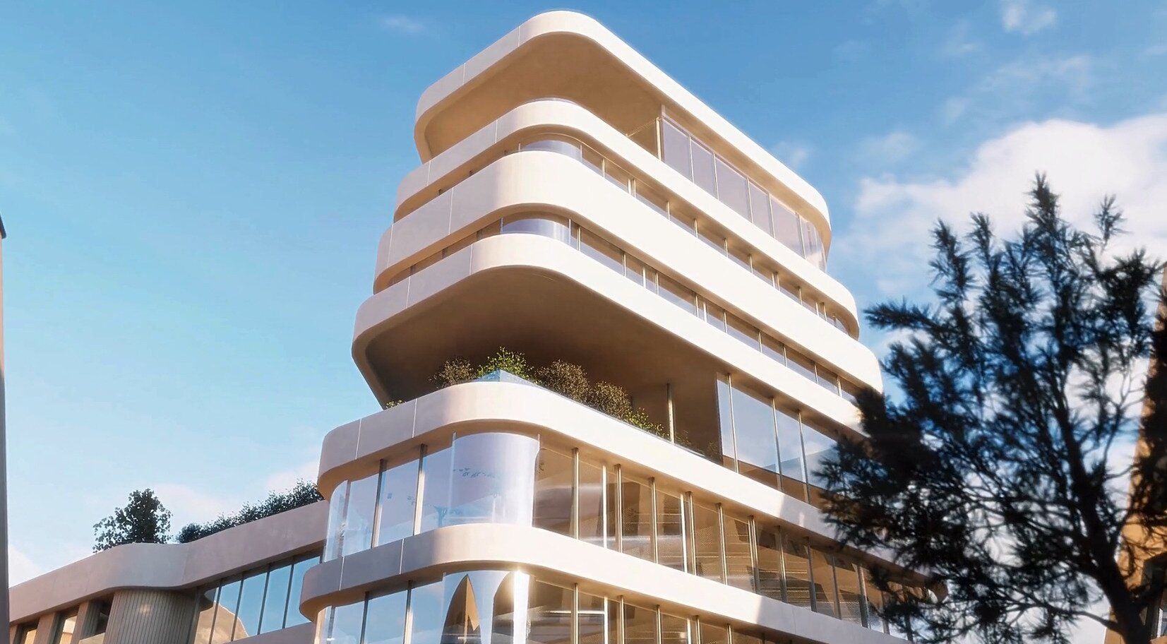 Skybar im Neubauprojekt der Sparkasse Kufstein in Wörgl - Exklusive Gastronomiefläche mit unvergleichbarem Ausblick zur Vermietung - Ansicht 2