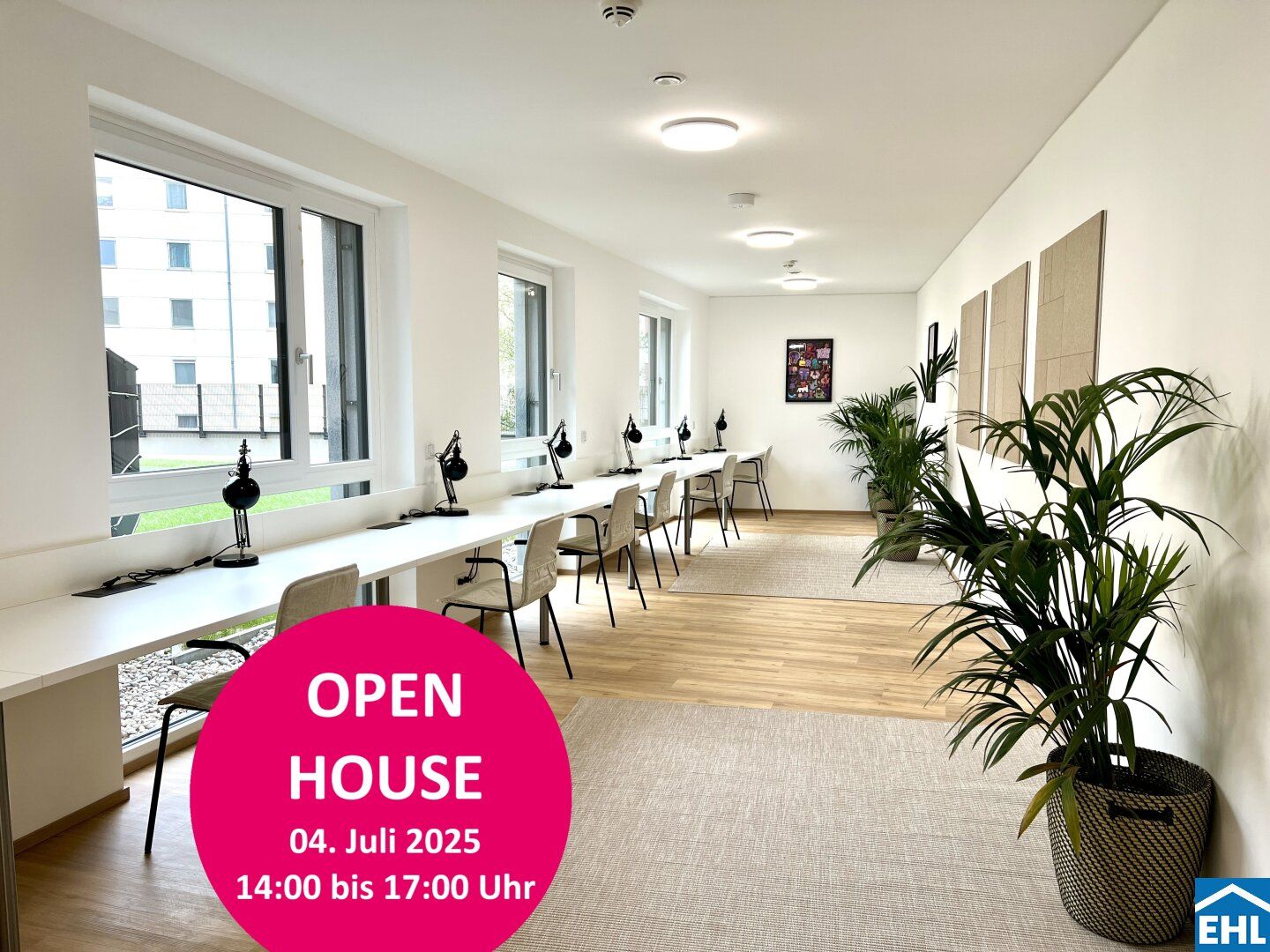 OPEN HOUSE AM FREITAG 04.07 von 14.00 Uhr bis 17.00 Uhr - Bulgariplatz 11 OHNE VORANMELDUNG