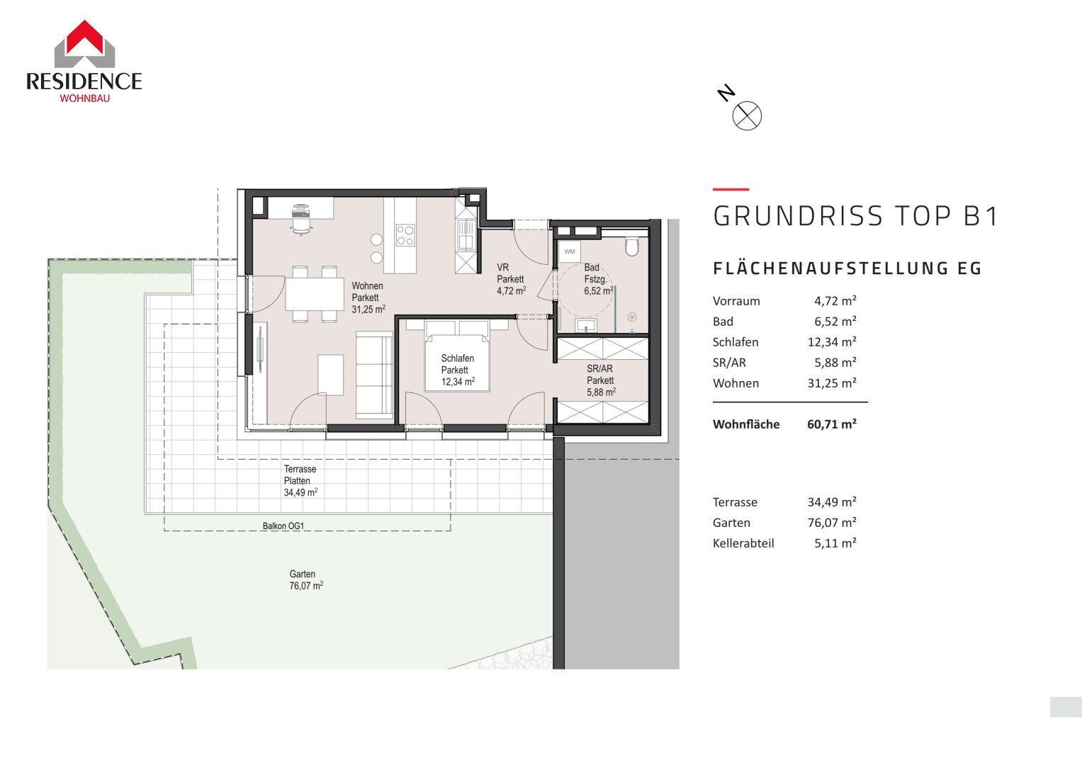 Wohnung – Elixhausen, Ehrengraben - Ansicht 3