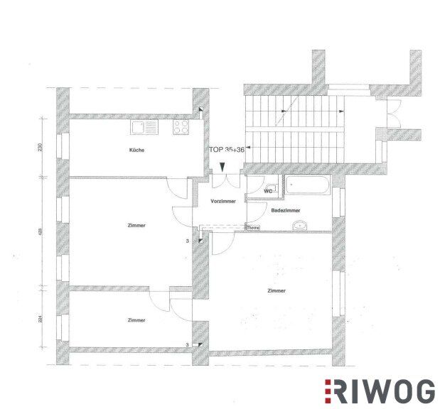 U3 Hütteldorfer Straße II 3-Zimmer mit separater Küche II Nähe Wien Penzing Bahnhof und S45 Breitensee