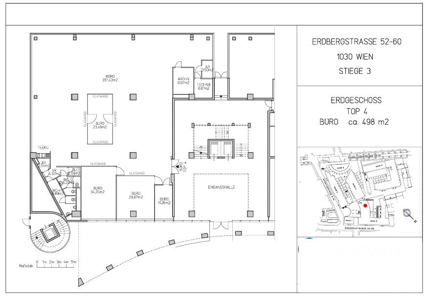 Modernes Büro im Wohnpark-Erdberg - Ansicht 3