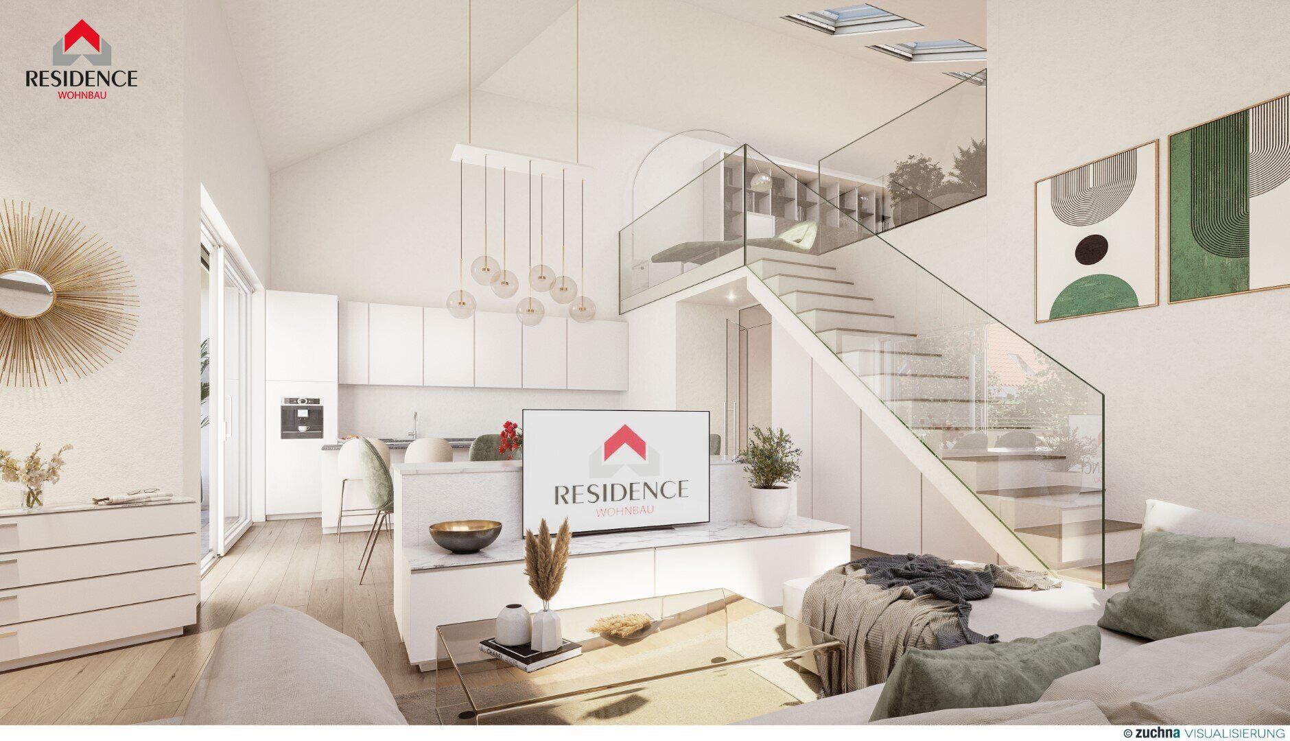 2-Zimmerwohnung mit 118 m² und großzügiger Galerie | Elisabeth-Vorstadt