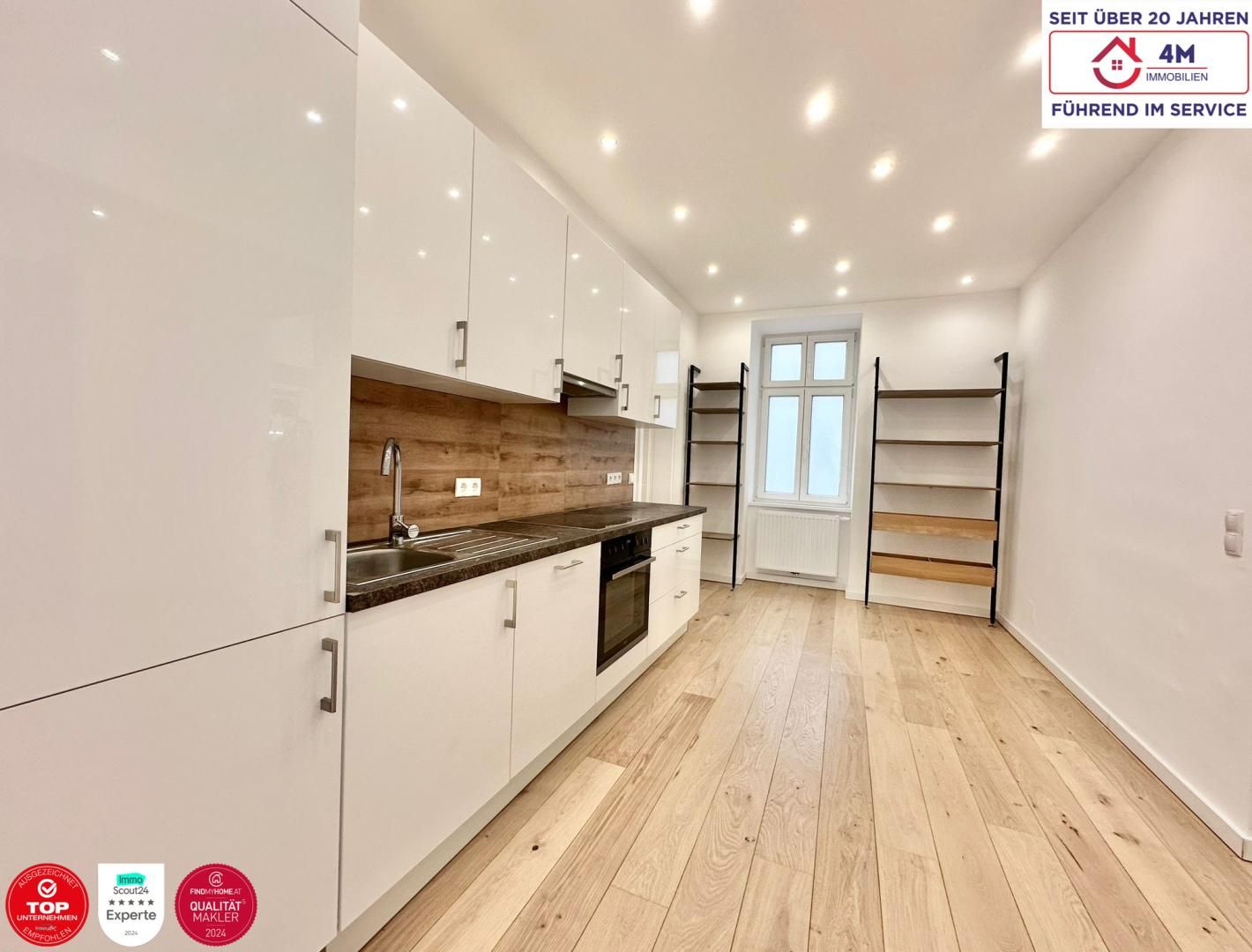 Lichtdurchflutete & ruhige 4-Zimmer-Wohnung im 3. Bezirk - top Lage & Anbindung