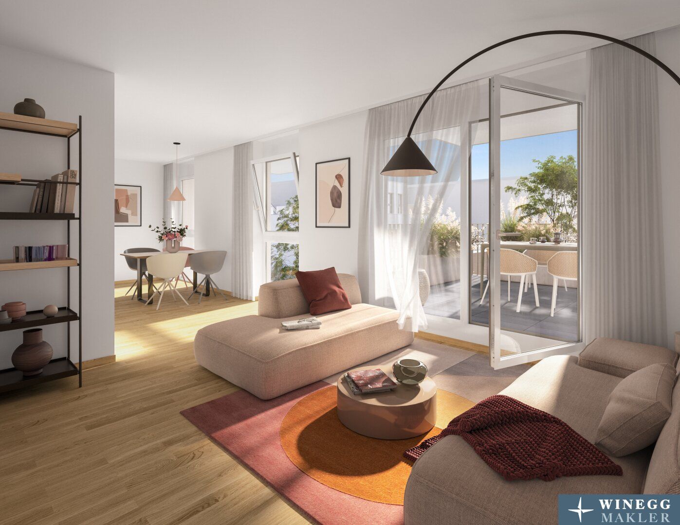 Moderne 2-Zimmer-Wohnung mit Balkon - PROVISIONSFREI - Nachhaltiges Wohnen beim Yppenplatz