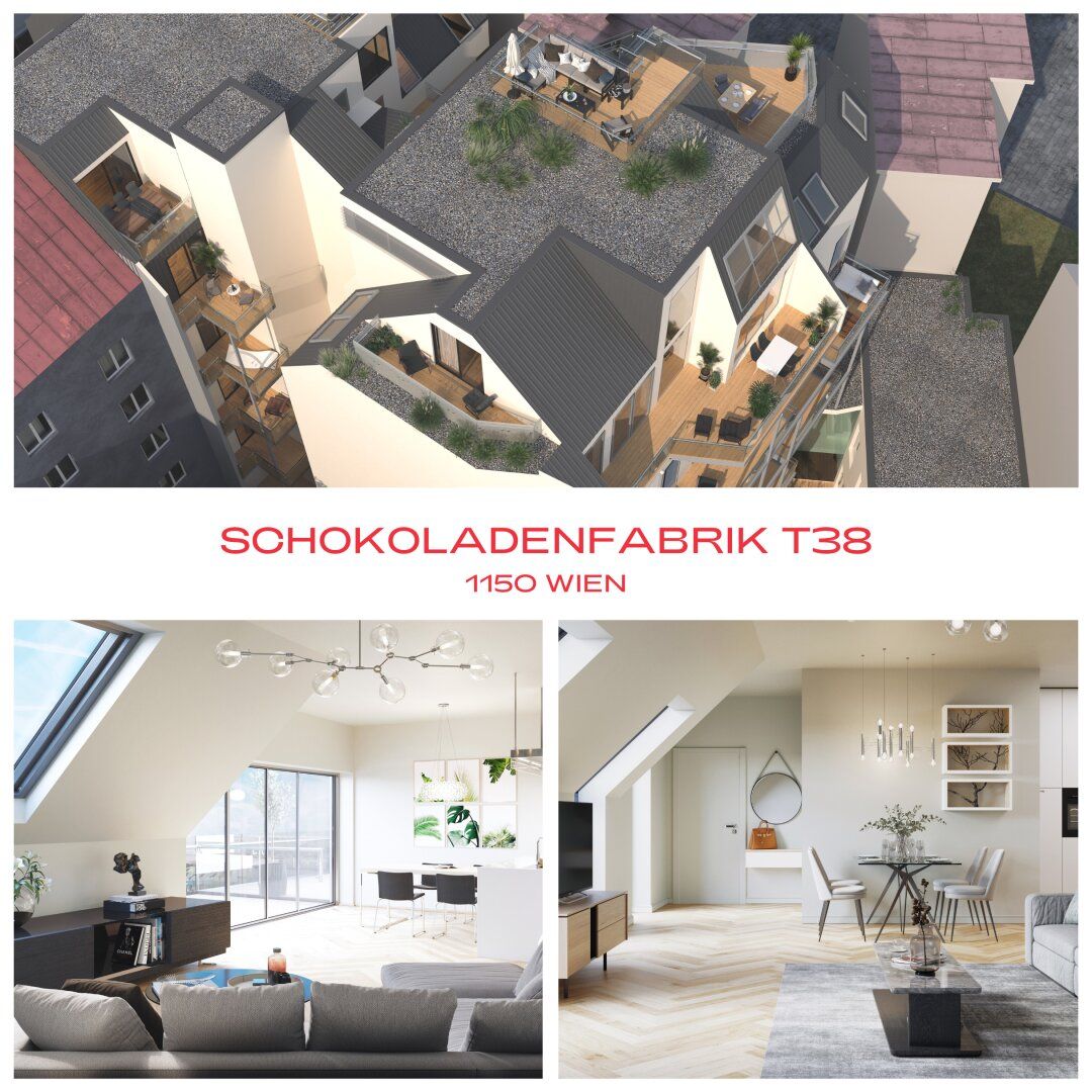 DIE SCHOKOLADENFABRIK - 4 Zimmer DG Wohnung mit südseitigem Balkon