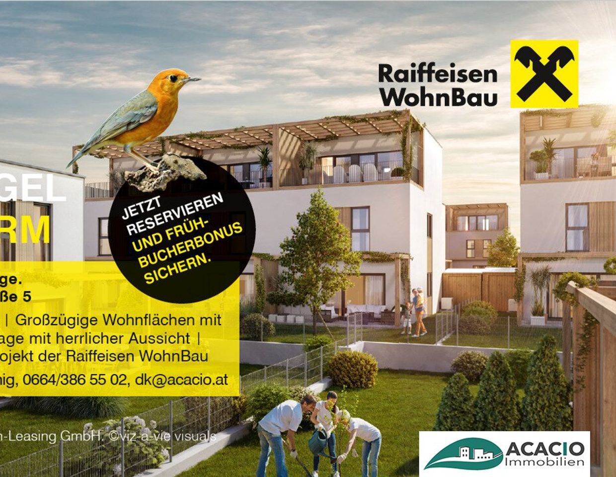 Jetzt Frühbucherbonus sichern - modernes Neubauprojekt in Krems-Gneixendorf - Eckreihenhaus inklusive Parkplatz - provisionsfrei!