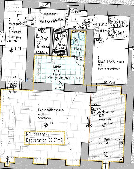Einzigartiger vollausgestatteter Weinkeller in einem generalsanierten Jahrhundertwendehaus - Mehr