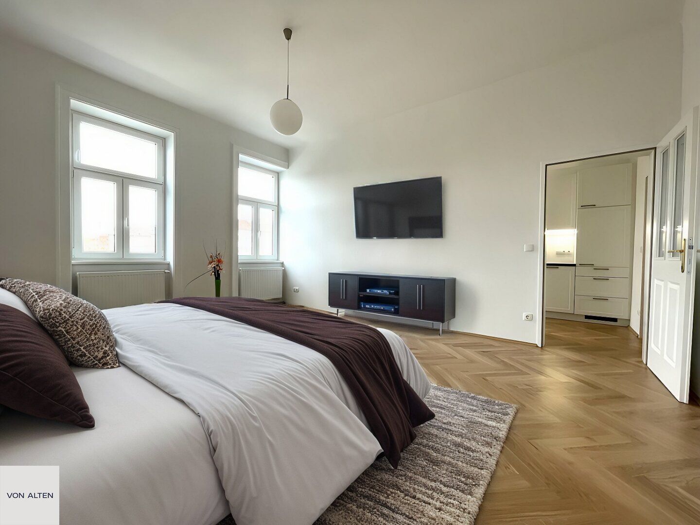 Befristet vermietet: Sanierte 2-Zimmer-Wohnung in ruhiger Lage