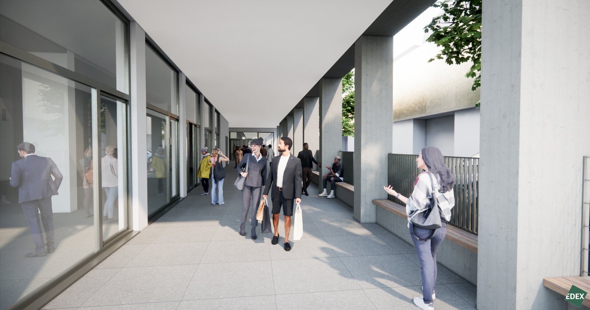 Neubau | Erstbezug nach Fertigstellung - Büro samt großer Terrasse - Ansicht 3