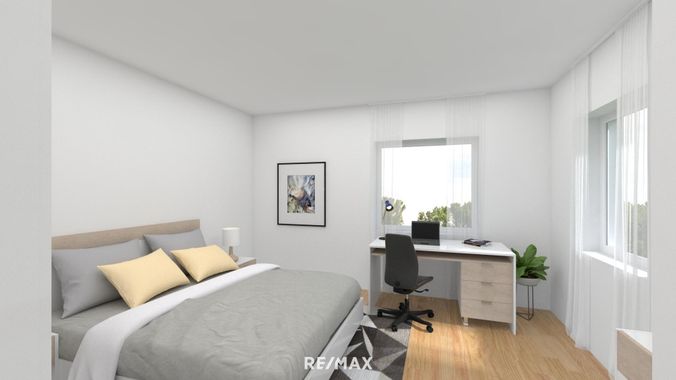 Visualisierung 2.tes Schlafzimmer Ebene 2