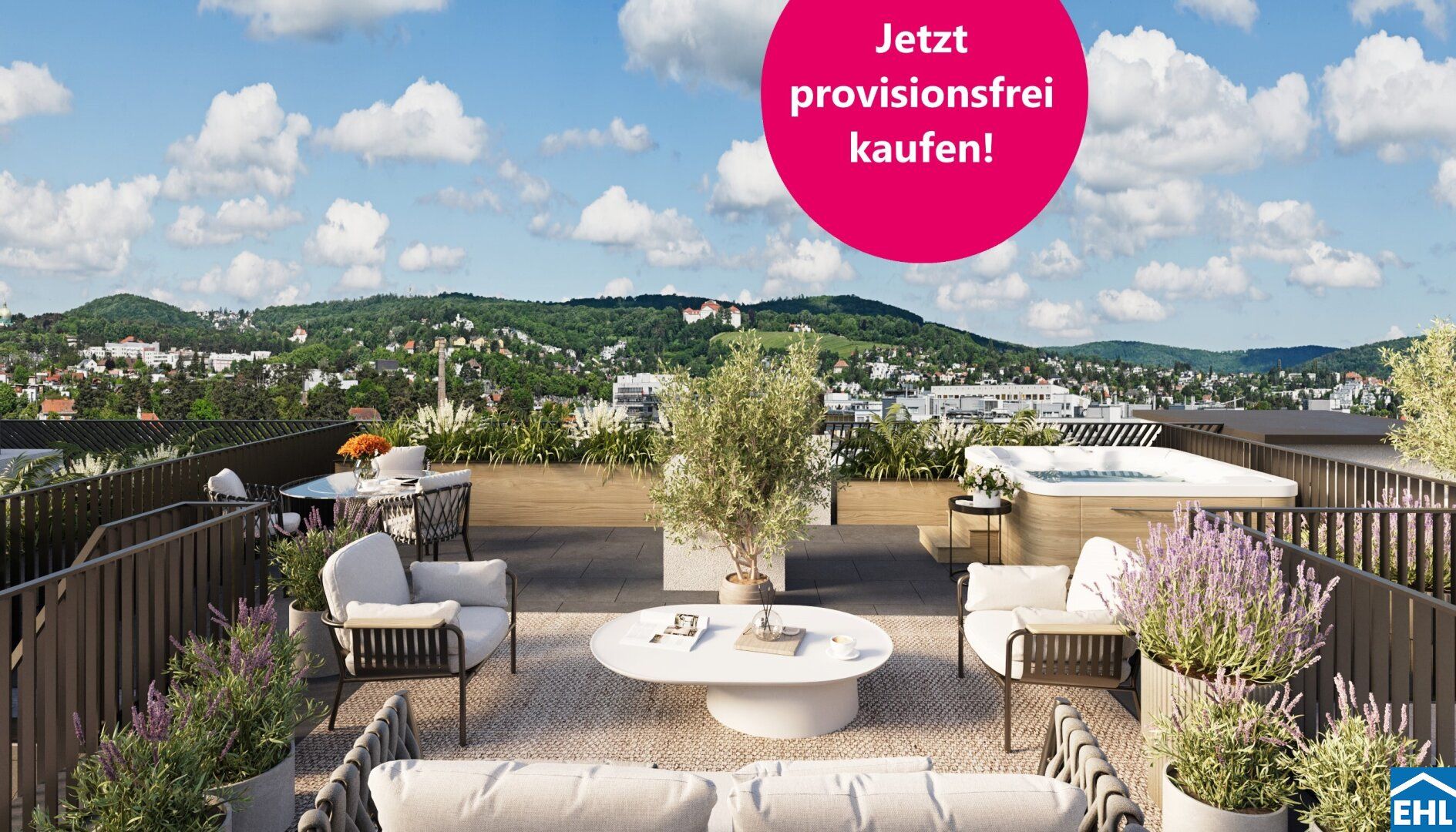 Über den Dächern Wiens: Terrassentraum im 