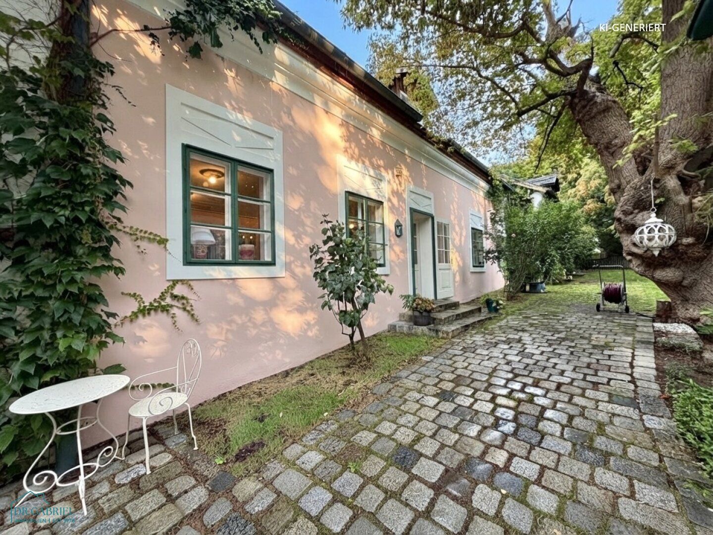 CHARMANTES HAUS IN EINEM GRÜNEN INNENHOF
