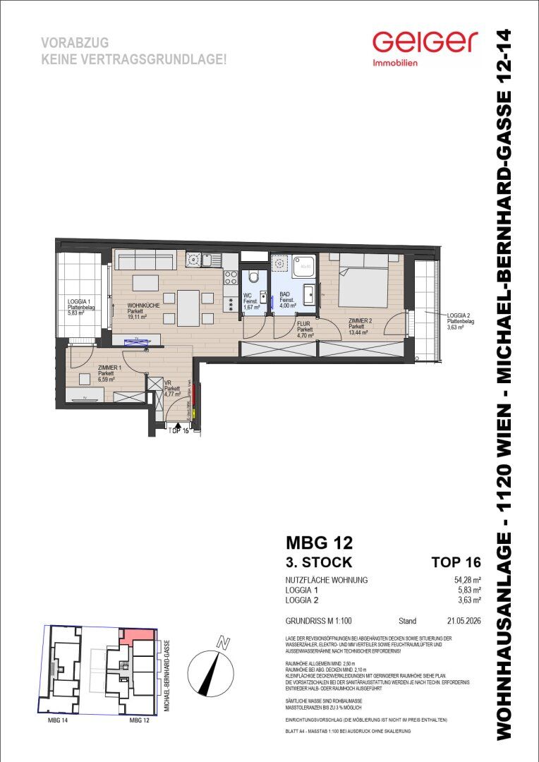 Wohnung – Wien - Ansicht 2