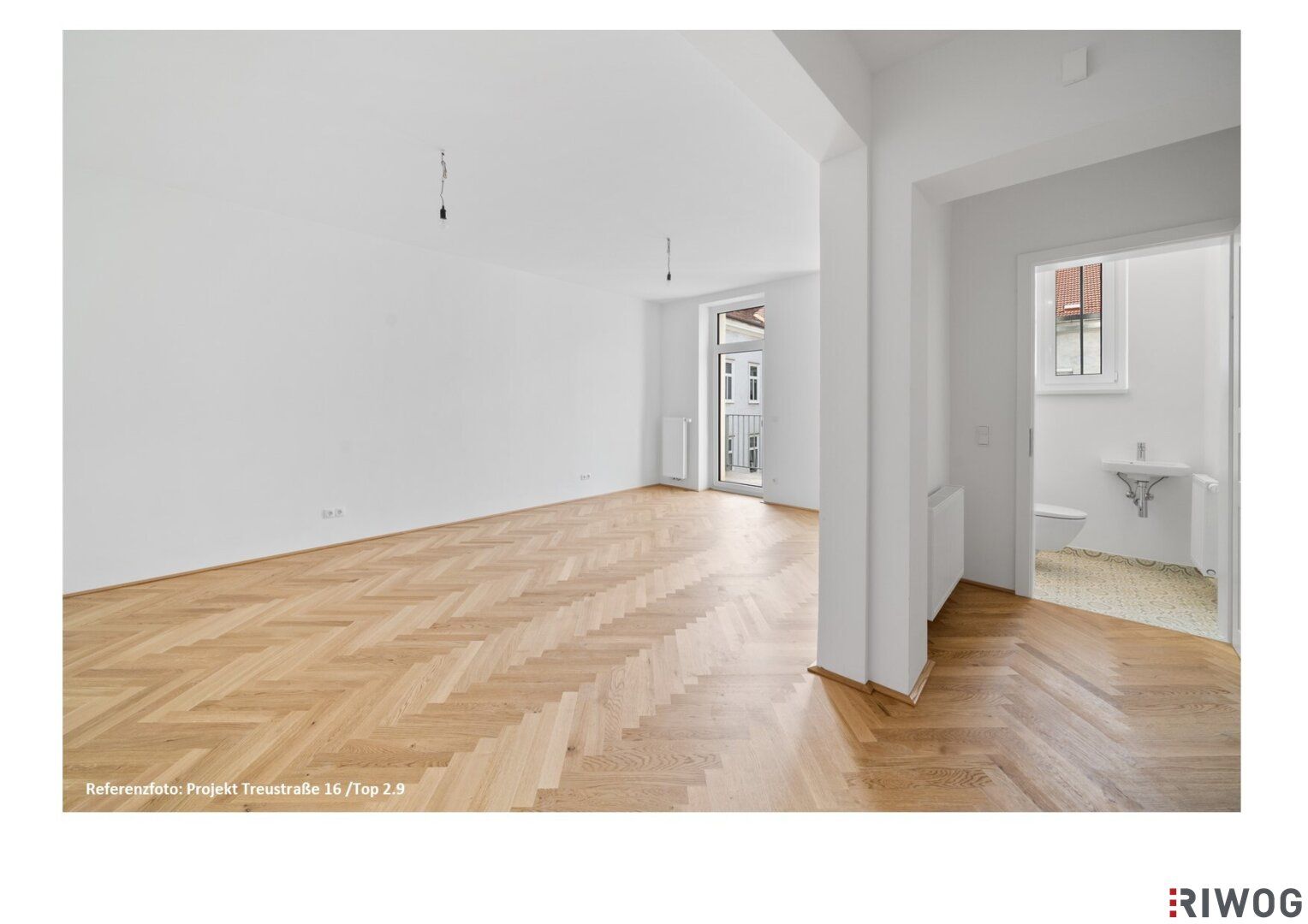 3-Zimmer Altbauwohnung mit Innenhofbalkon nahe dem Augarten | Erstbezug nach Sanierung - Prikaz 3