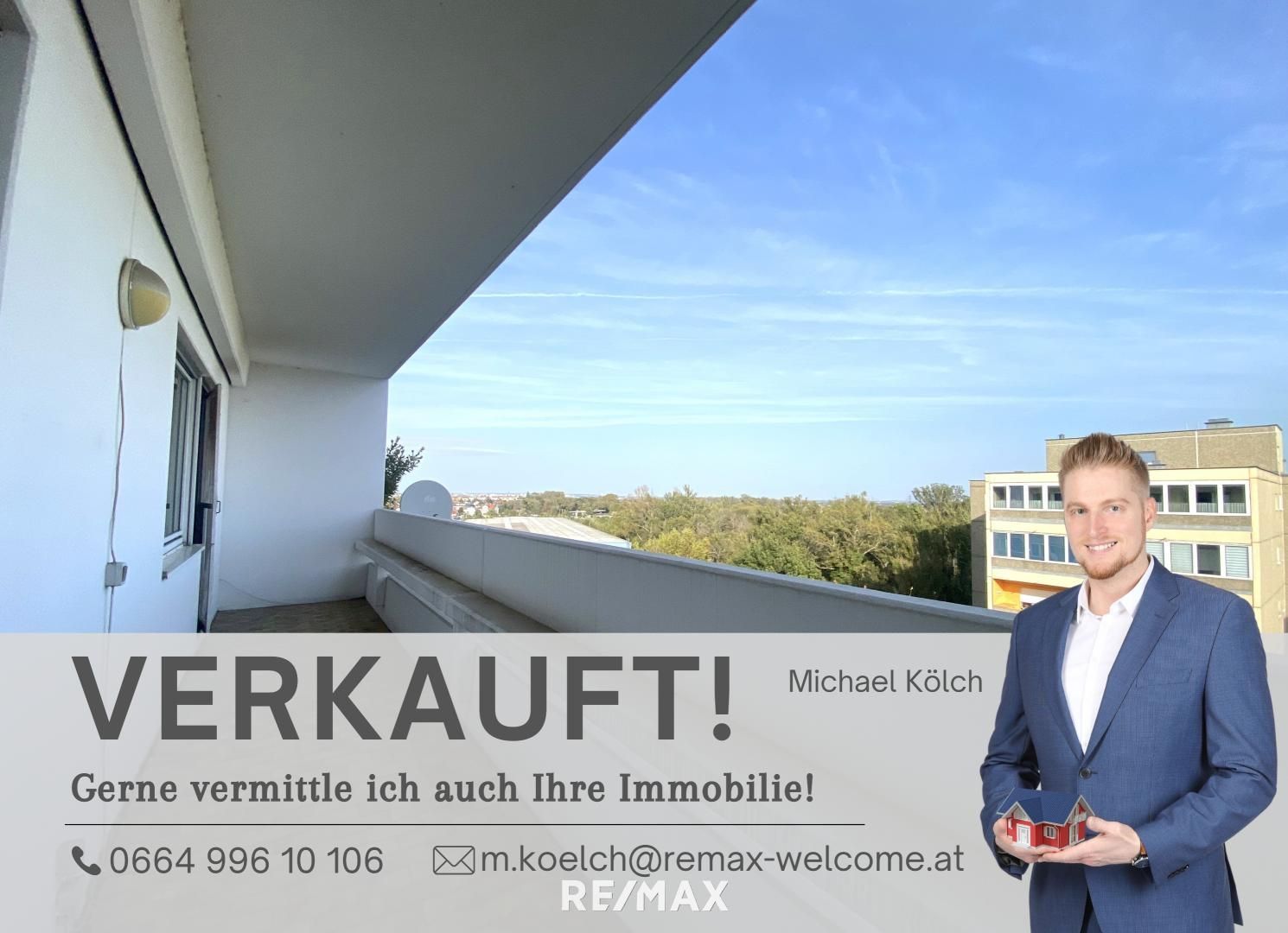 85m² Wohnung mit 12m² Loggia im letzten Liftstock in ruhiger Umgebung!