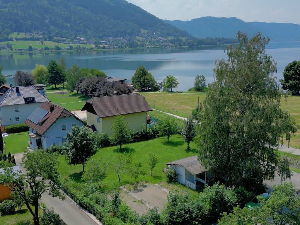 Ossiachersee: Sonniger Baugrund mit Seeblick nahe Schiffsanlegestelle - Ansicht 4