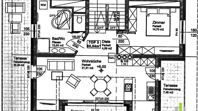 Grundriss Dachgeschoss