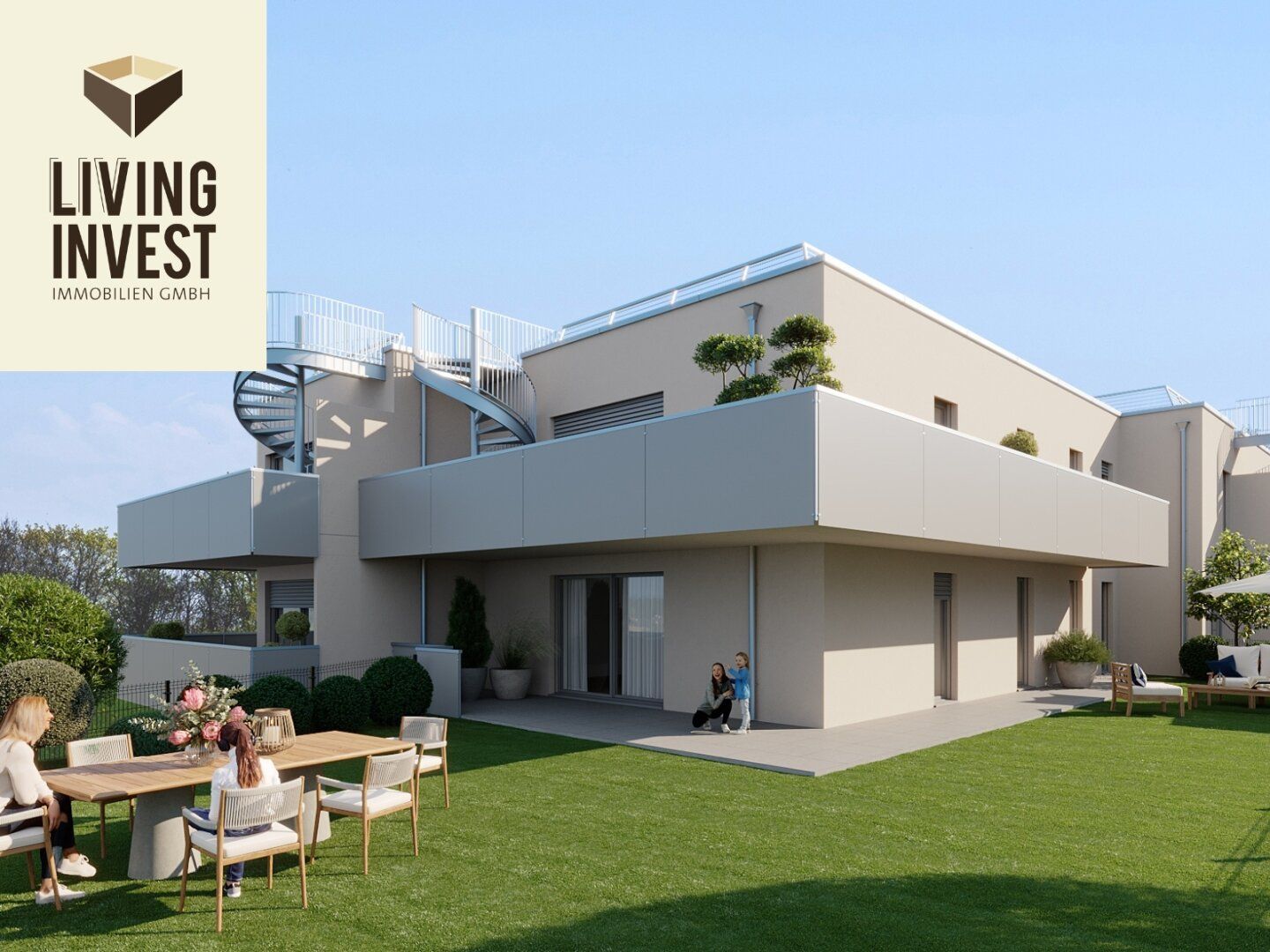 PRESTIGE Obstplatzl | Stilvolle Gartenwohnung mit überdachter Westterrasse - A01