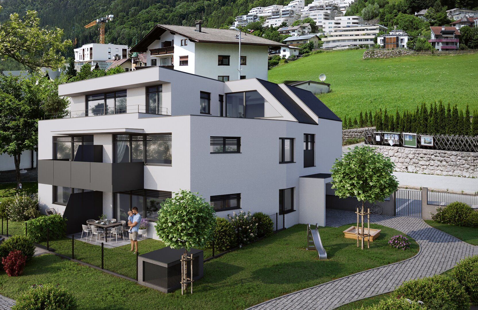 Neubau - 3 Zimmer Gartenwohnung in Jenbach