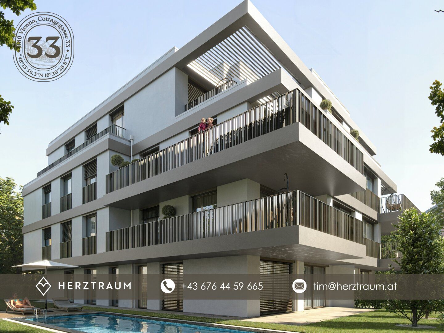 Exklusives Penthouse im Cottageviertel mit Dachgarten und Panoramablick über Wien - Luxus und Privatsphäre in Bestlage - 2. nézet