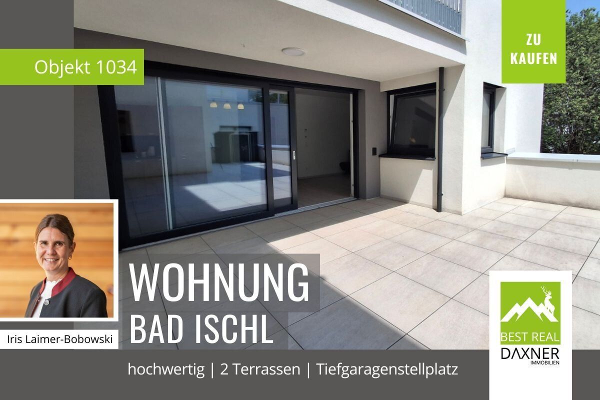 Traumhafte Eigentumswohnung mit 2 Terrassen in Bad Ischl