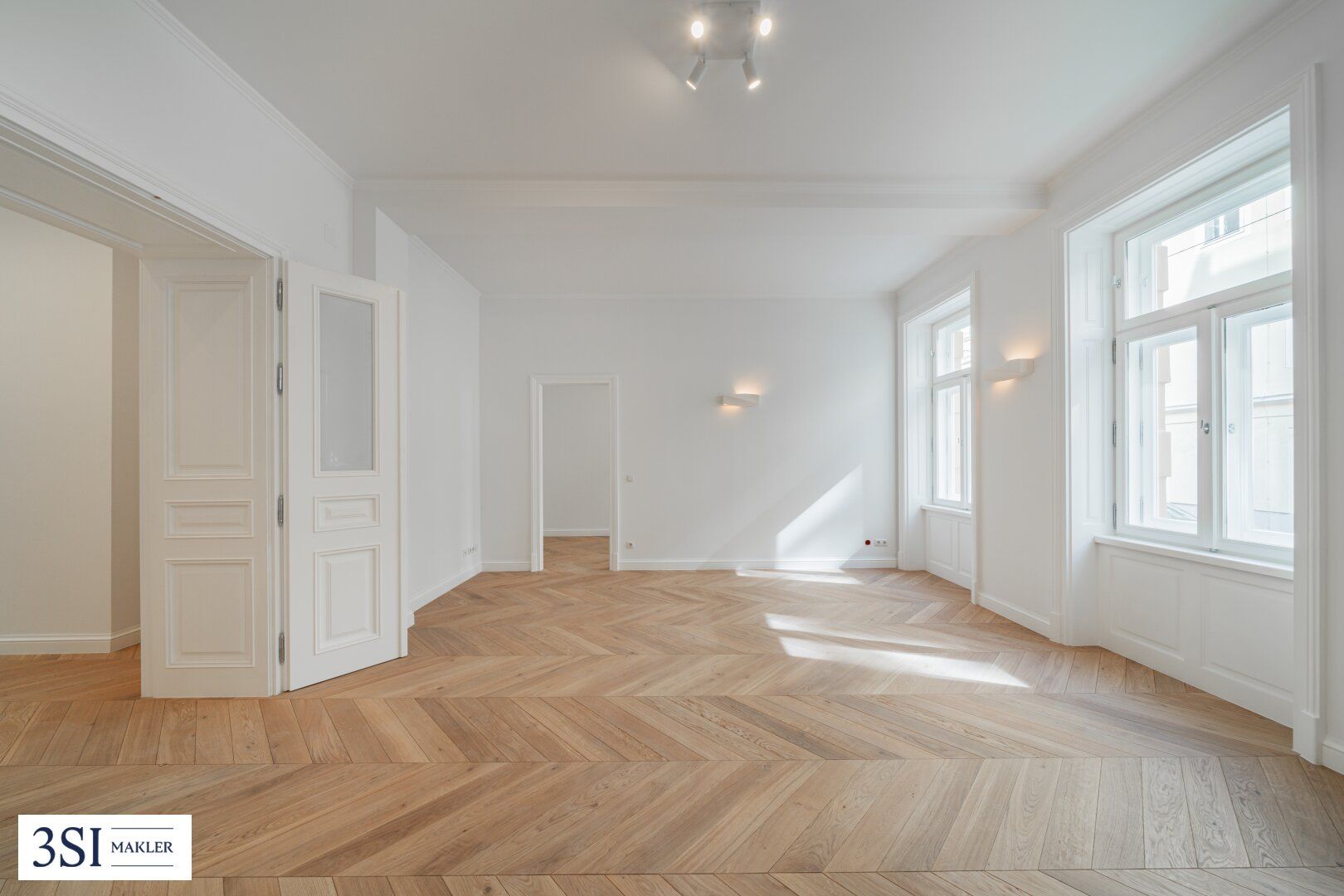 Altbau trifft Design - Traumhafte 3-Zimmer-Wohnung frisch saniert mit hofseitigem Balkon