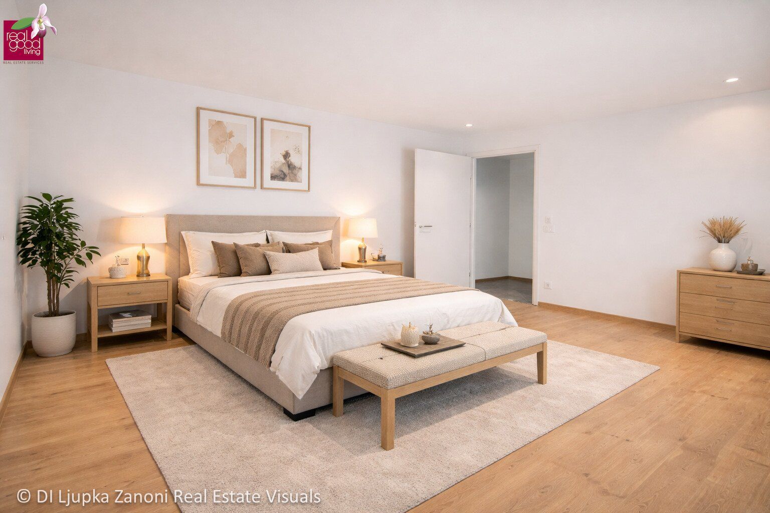 Attraktive 2-Zimmer-Neubauwohnung mit Balkon im 1. Dachgeschoss - ruhige Anlage mit 7 Einheiten - Vue 3