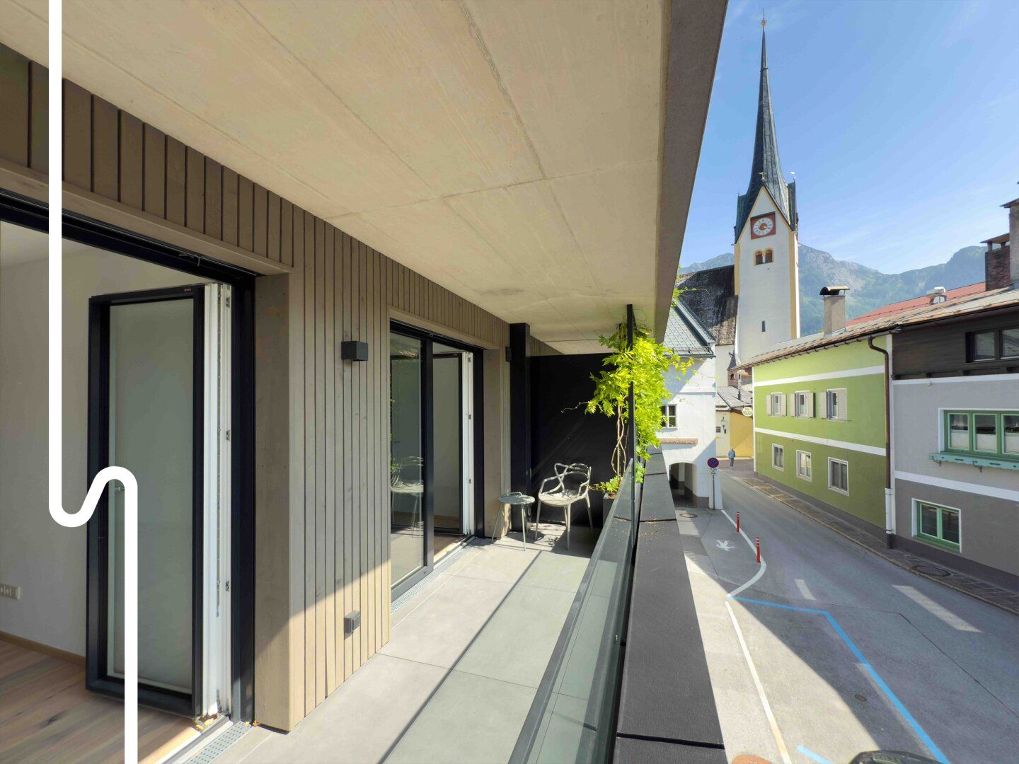 ABTENAUER LOGENPLATZ | 2-Zimmer Wohnung mit großem Balkon & Tiefgaragenstellplatz | Abtenau Ortszentrum