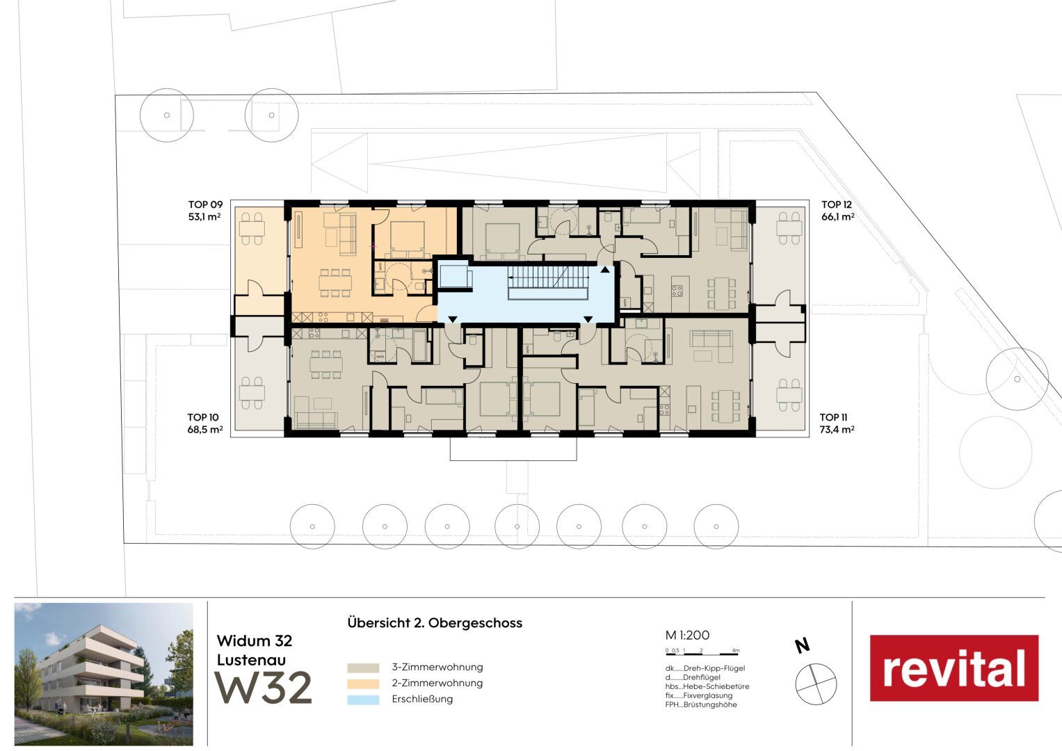 1A-Lage von Lustenau - Ruhige und Zentrale Terrassenwohnung - Top 7 - Jetzt Nebenkosten sparen - Altro