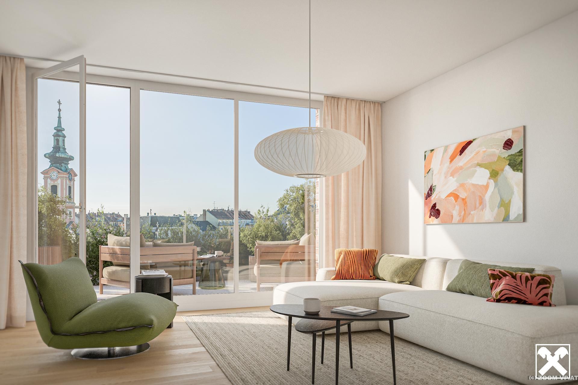 Stilvolle 2-Zimmer-Wohnung am Hauptplatz - Ansicht 3