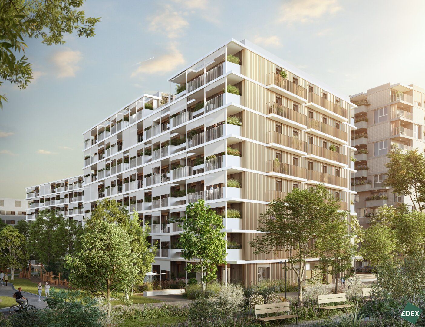 VILLAGE IM DRITTEN | NACHHALTIGES ENERGIESYSTEM | Moderne 4-Zimmer Wohnung mit Balkon