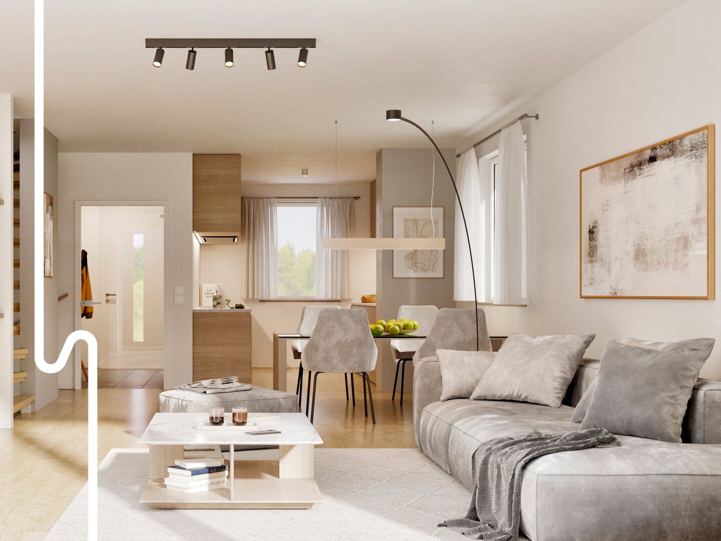 NEUBAU-REIHENHAUS | Bis zu 6 Zimmer, 2 Parkplätze & Vollunterkellert | Provisionsfrei und Wohnbauförderung