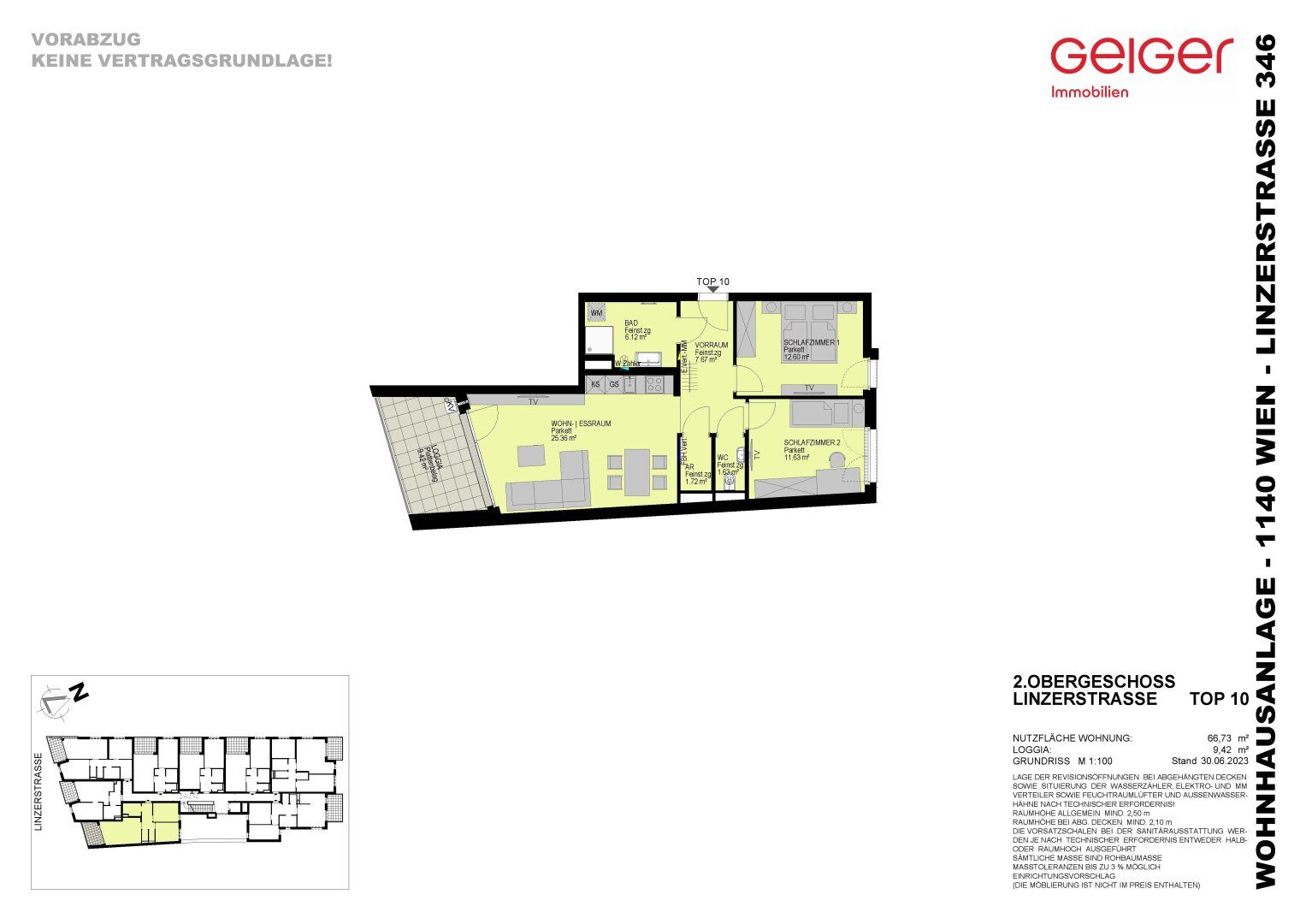 Wohnung – Wien, Hütteldorf - Ansicht 3