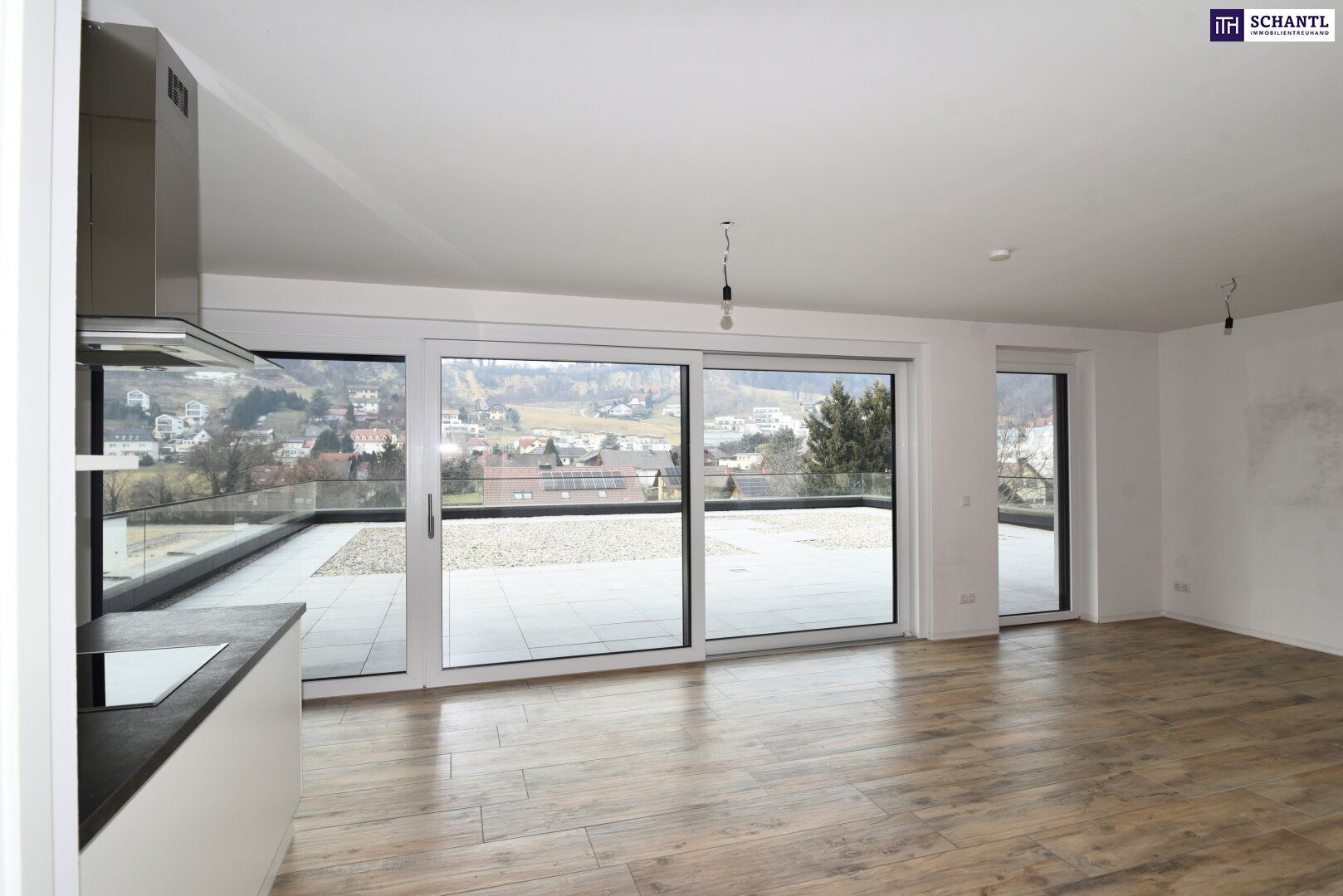 TRAUMHAFTES PENTHOUSE MIT AUSRICHTUNG GEDERSBERG - ENTSPANNUNG PUR!! I ATEMBERAUBENDER AUSBLICK I PERFEKTE VERKEHRSANBINDUNG - Penthouse mit 181,60 m² Dachterrasse! TIEFGARAGENPLÄTZE !