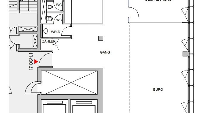 1220 Wien, Donau-City-Strasse 11 ARES TOWER 17.OG PLAN