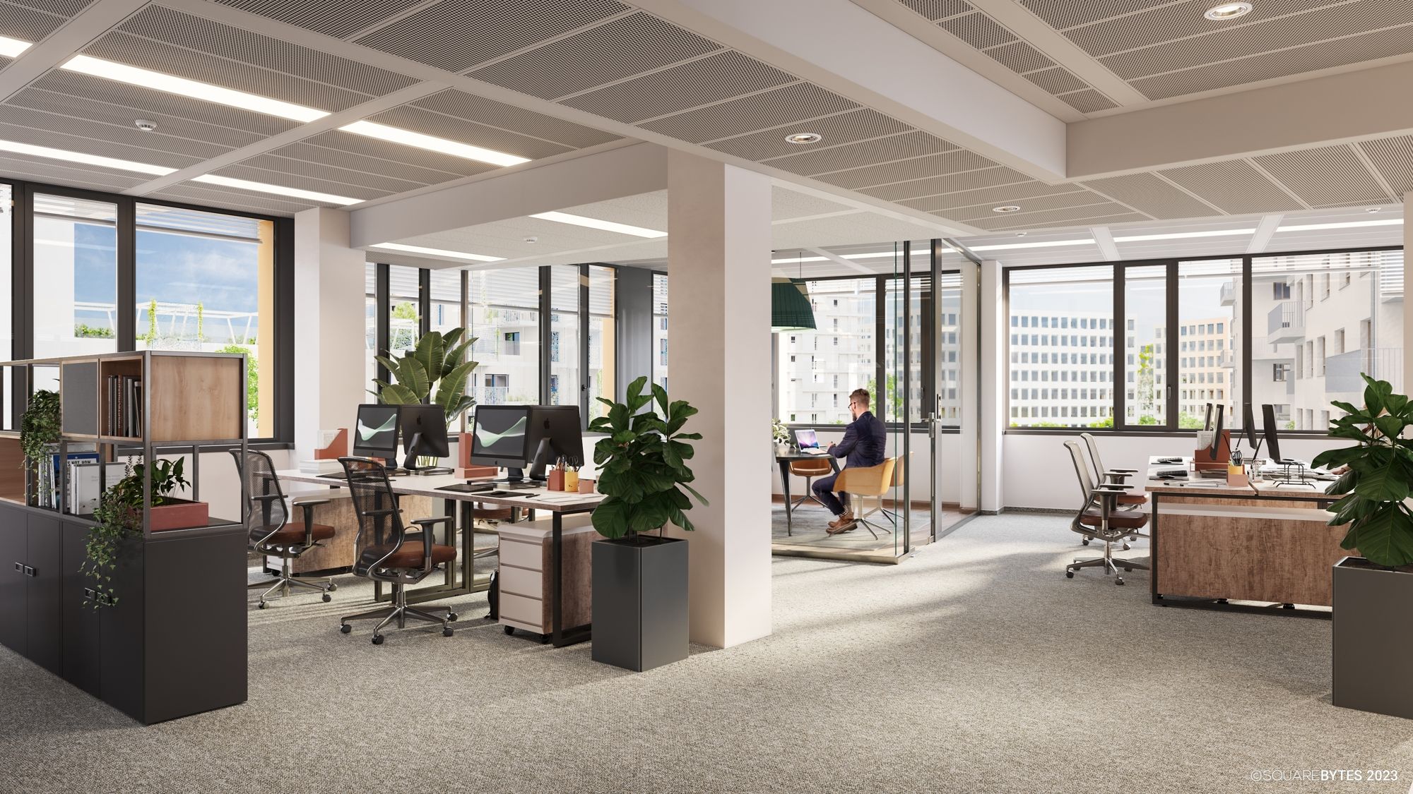VILLAGE WORKS | Premium-Büroflächen in neuem Stadtviertel | Erstbezug - Mehr