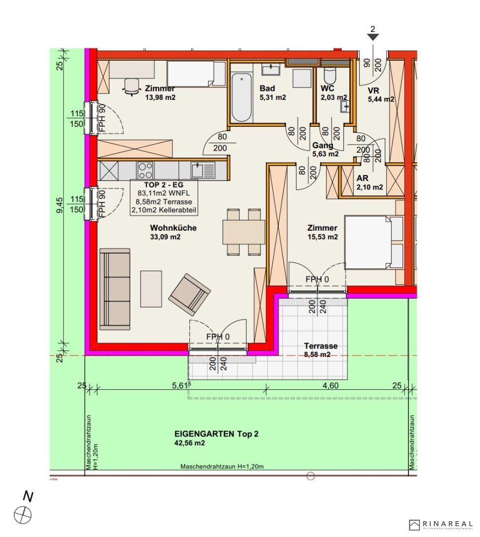 Wohnung – Wiener Neustadt - Ansicht 4