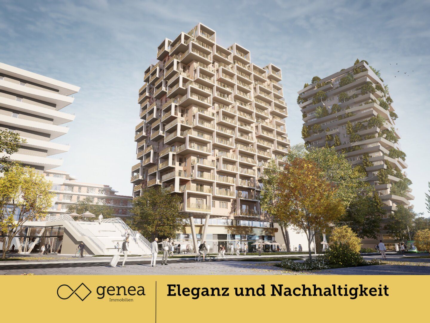AKTION 50/50 | Goldener Wohnturm Esplanade 7 | Luxuswohnungen in Top-Lage | Provisionsfrei