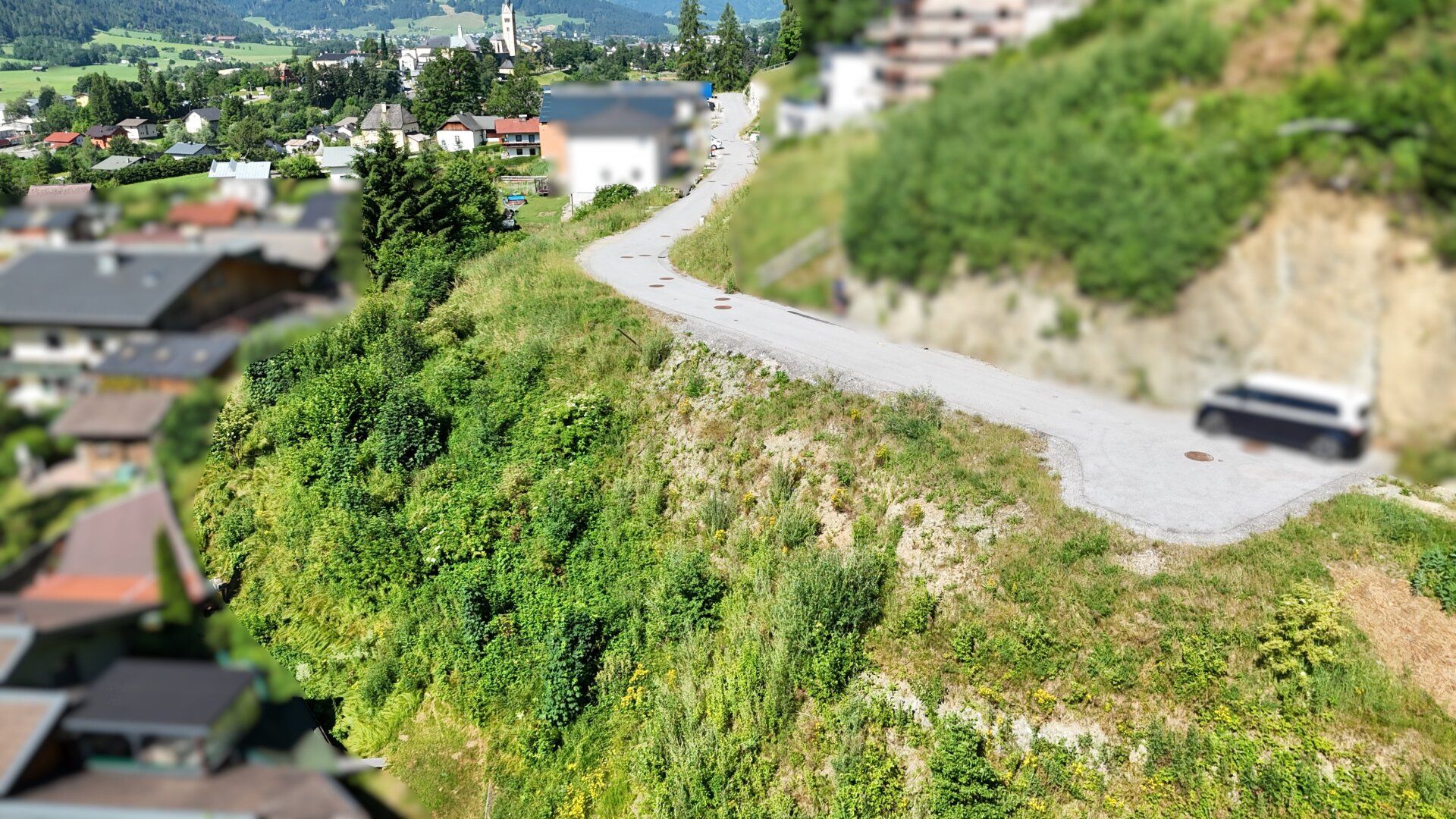 Sonniges Baugrundstück in Radstadt im Pongau in Aussichtslage (Sackgasse) - Ansicht 3