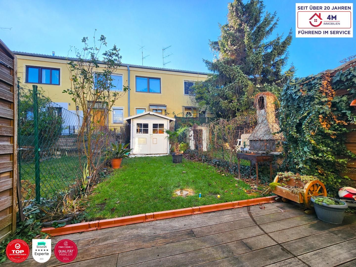 RESERVIERT! Meine Oase am Stadtrand - Saniertes Reihenhaus mit Garten & Parkplatz
