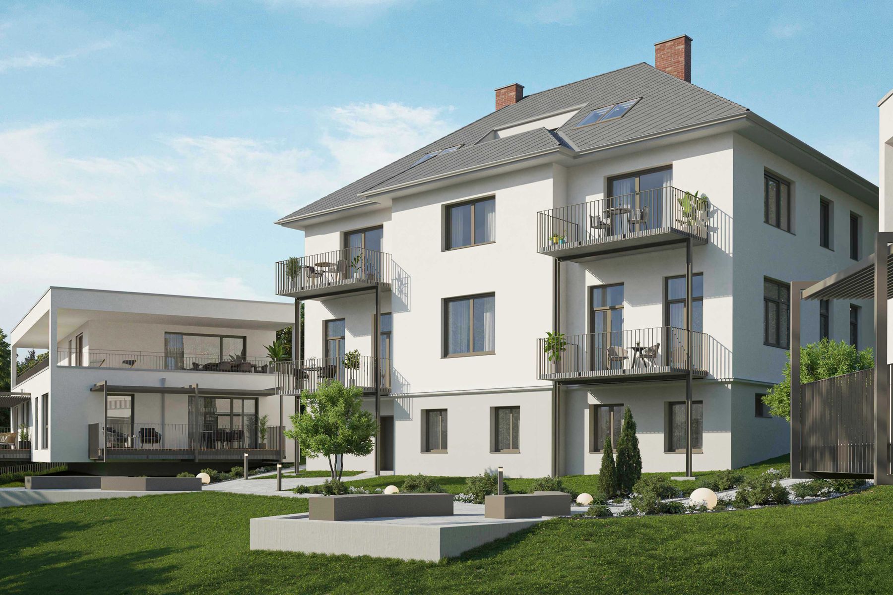 Exklusive Penthouse Wohnung mit Freiblick , Projekt Rosenberg, geplante Fertigstellung 2027