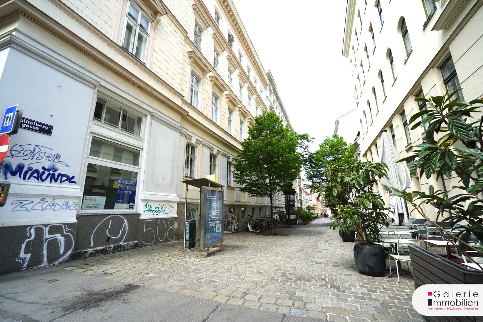 Stilaltbau am Spittelberg - süd-ost gerichtete Eckwohnung