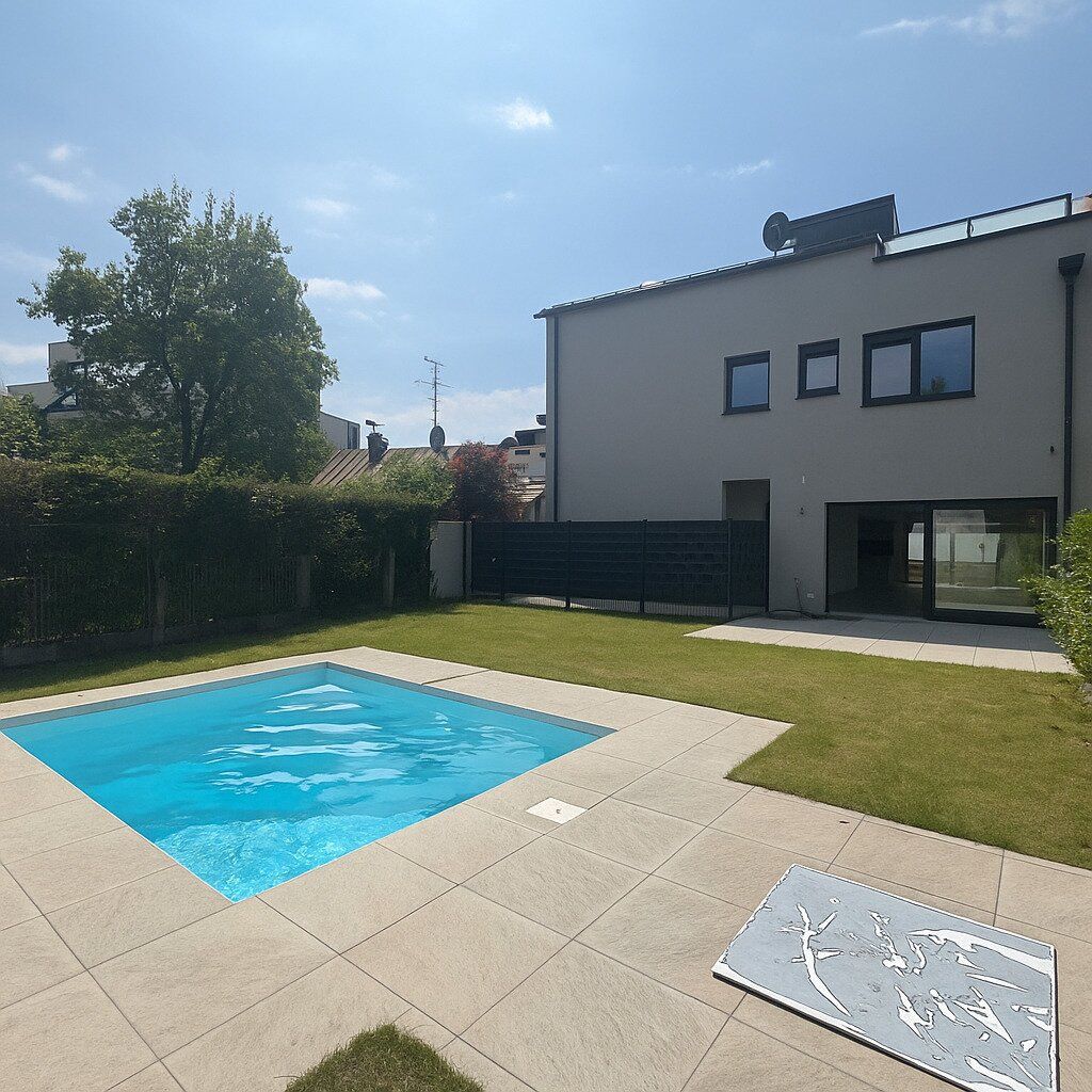 Erstbezug | 3 Zimmer Gartenmaisonette Wohnung | 2 Terrassen, Pool, großer Keller | Salzburg Liefering