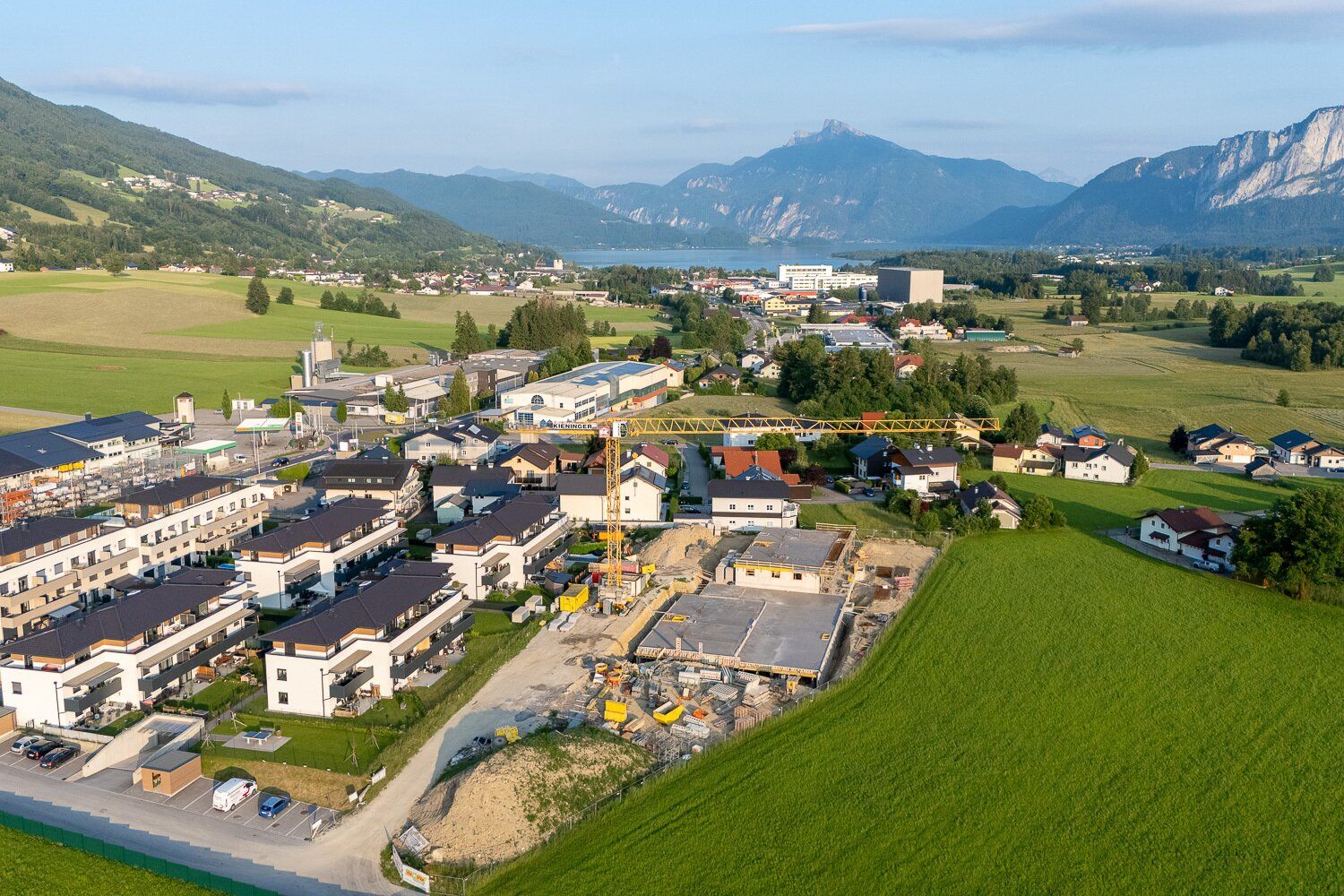 PROVISIONSFREI FÜR DEN KÄUFER! 3 - Zimmer-Ersbezugswohnung in Mondsee mit großem Balkon im Baurechtseigentum!