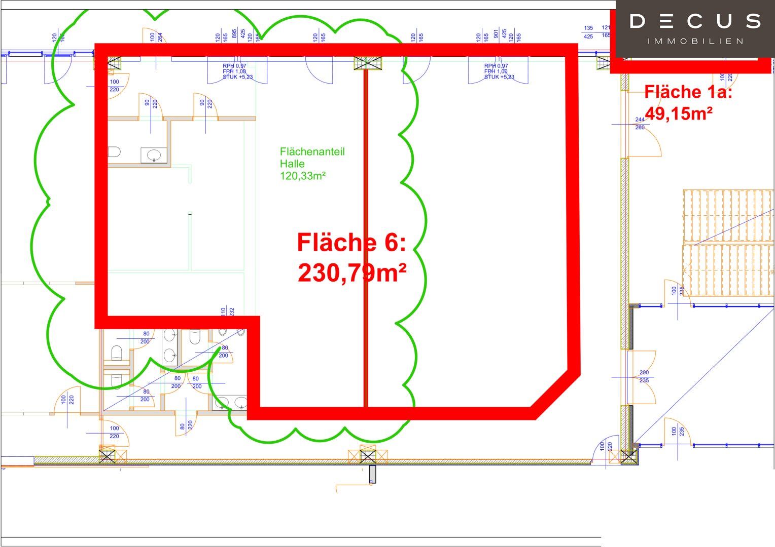 # Premstätten bei Graz # Büroflächen in verschiedensten Größen mit 5 Meter Raumhöhe # - Ansicht 2