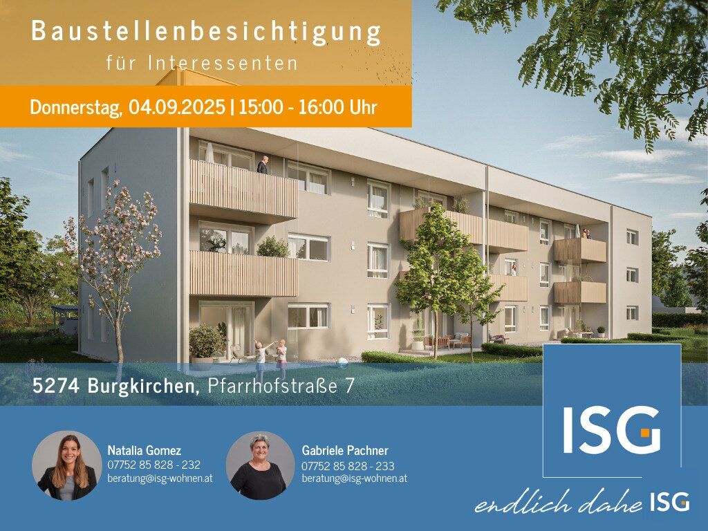 NEUBAU! 2-Zimmer-Mietkauf-Wohnung Top 10 in Burgkirchen (Eigenmittel erforderlich)