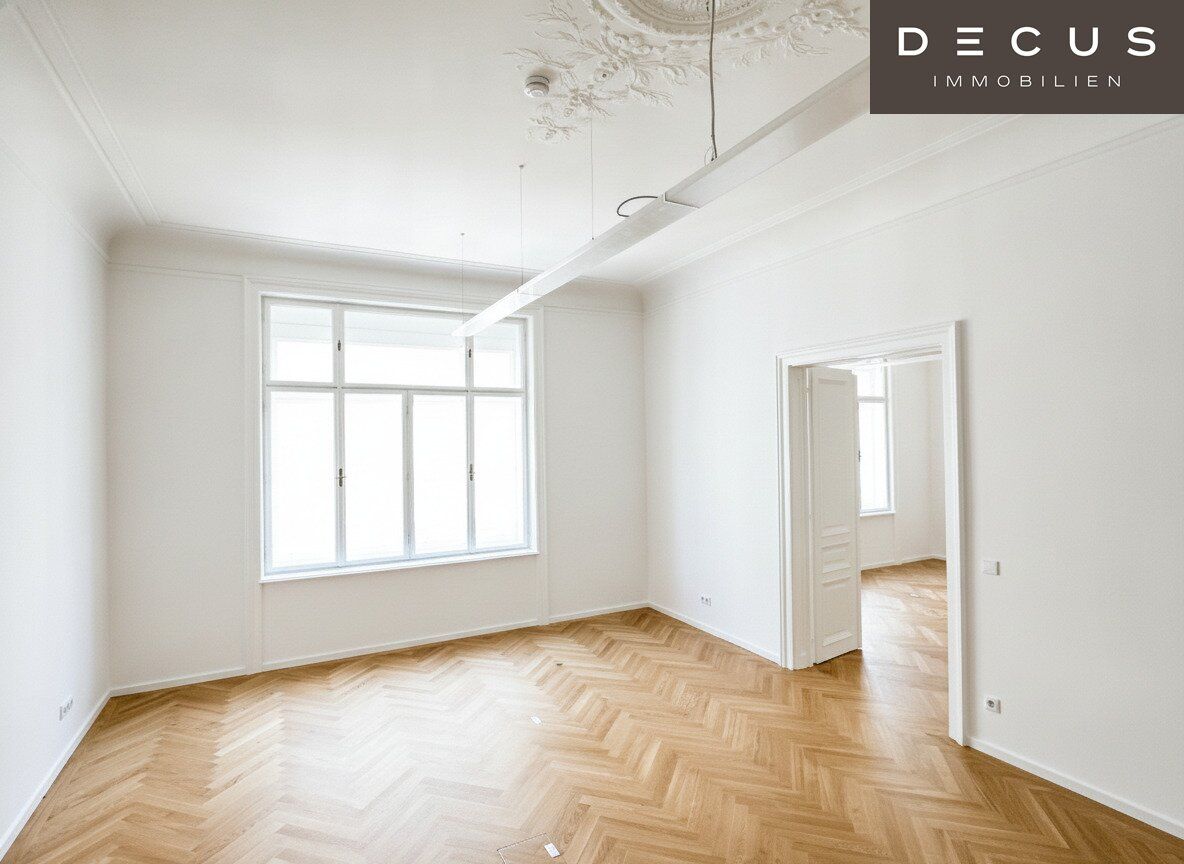 | Herrlich saniertes ALTBAUBÜRO mit kleinem Balkon | GEKÜHLT | Nähe STUBENRING